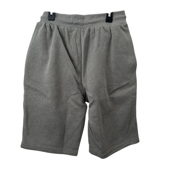 Kangol In 5K HD Fleece Athletic Shorts Mens Medium Black Grey NWT - Picture 3 of 6